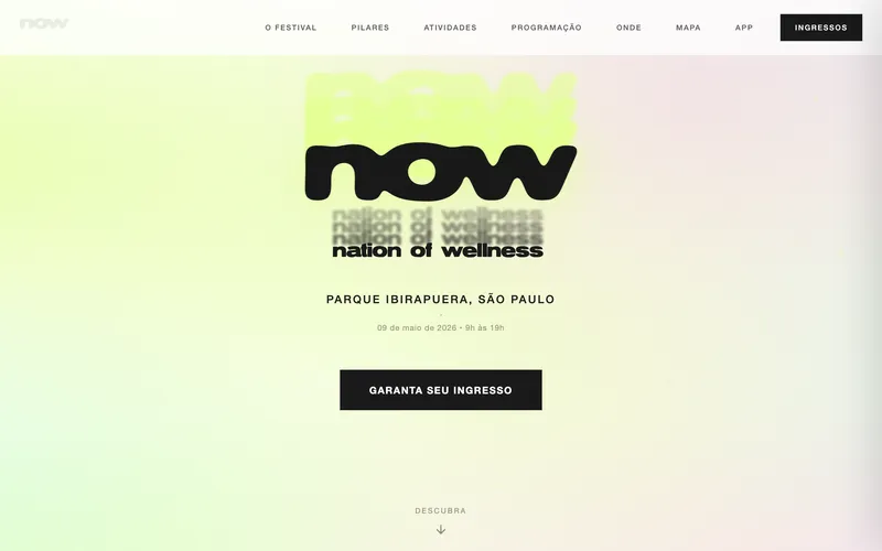 Site do NOW Festival